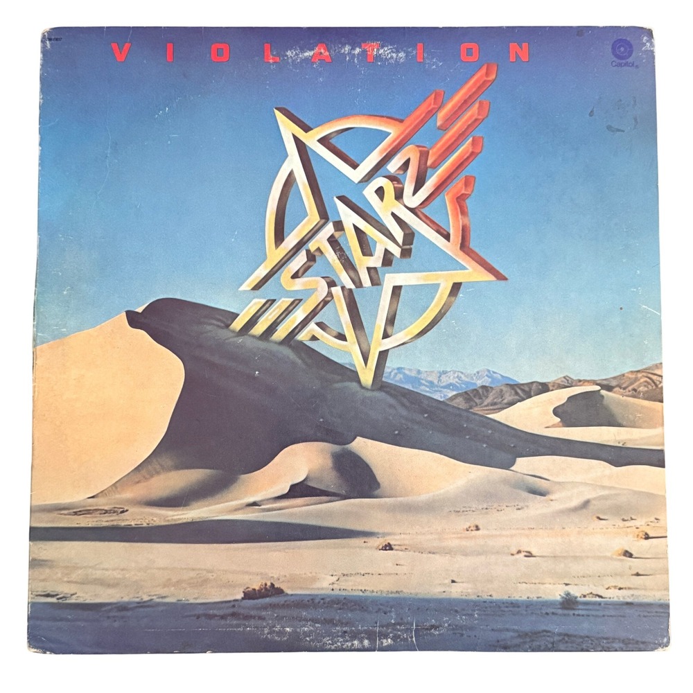 Starz Unisex Violation Vinyl‎ Record Album 12" LP 1977 Capitol Records Rock